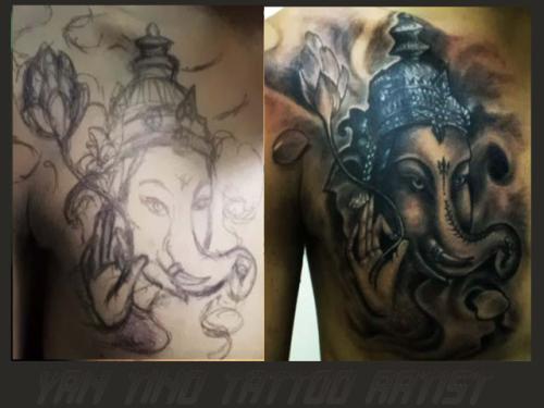 ganesha-tattoo-black-grey-realistic-ubudbali-kuta resize